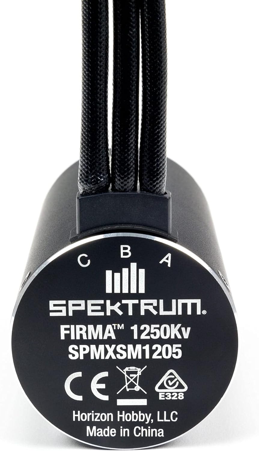 Spektrum Firma Bürstenloser Motor, 1250Kv, 6,5 mm Kugel, 8mm Welle, SPMXSM1205
