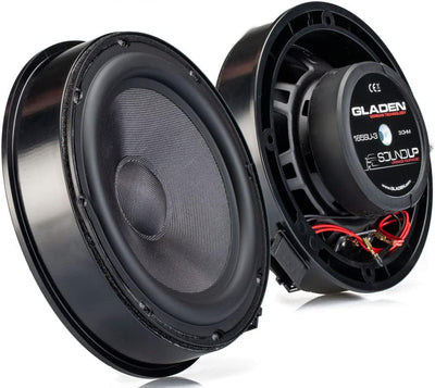 Gladen ONE-T6.1 Appearance Lautsprecher Boxen kompatibel mit VW T6.1 Vordertüren Plug n Play Sound S