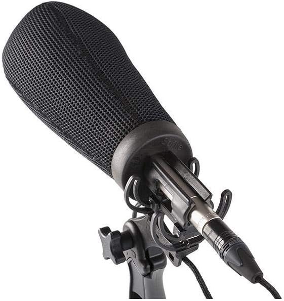 Rycote 033203 18cm 19-22mm Standard Hole Super Softie Microphone Windshield,Black