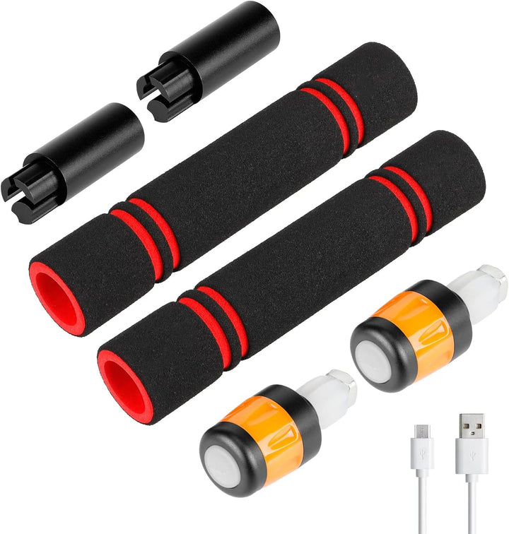 Fututech LED Warnleuchte Wasserdicht und Verlängerung Lenker für Xiaomi M365 Pro Pro2 1S Mi3 für Seg