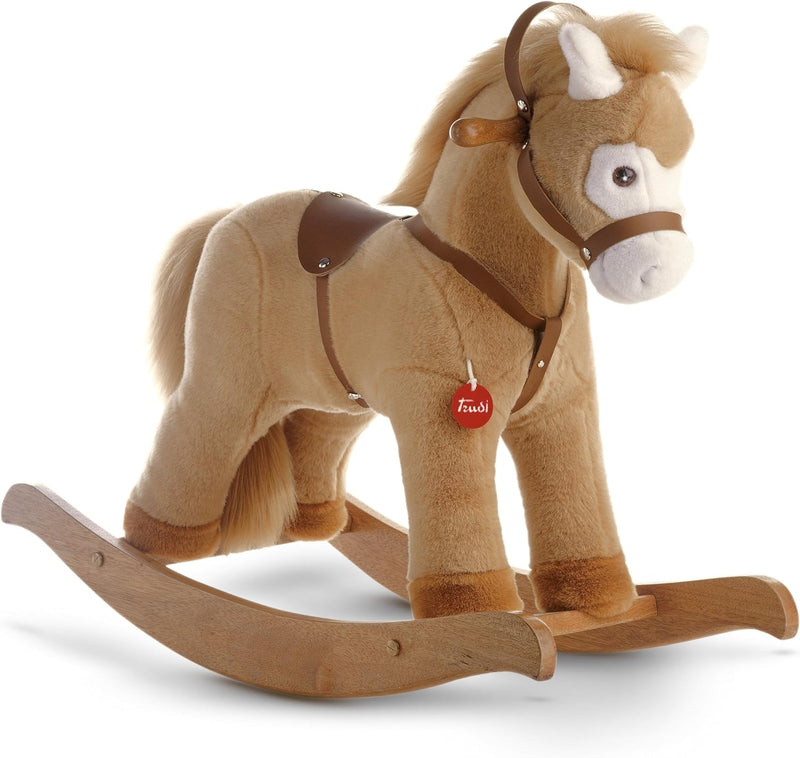 Trudi 29703 8006529297039 Animals Rocking Horse Beige Jumbo, Multicoloured