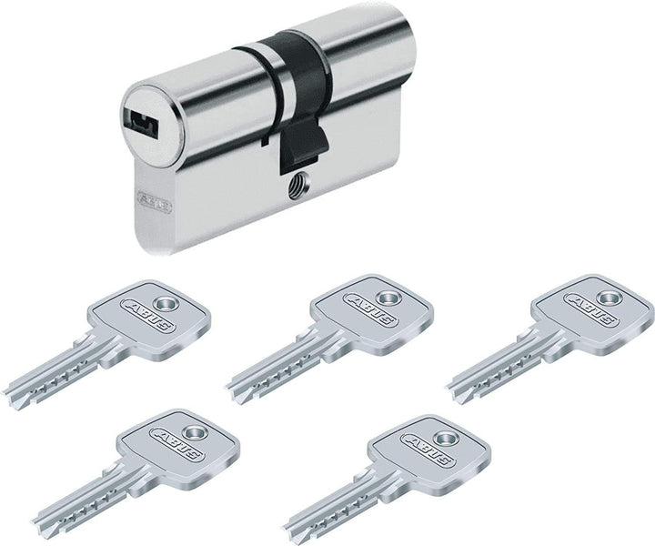 ABUS Profilzylinder D6X mit Codekarte und 5 Schlüsseln,  (45/55)