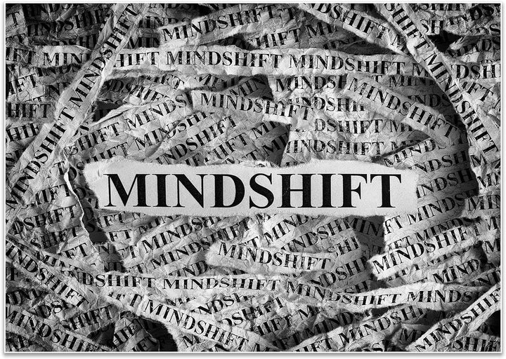 wandmotiv24 Poster als Wanddeko, Grösse Din A0, Mindshift, Mindset, Zeitung, Moderne Wanddeko, Wandb