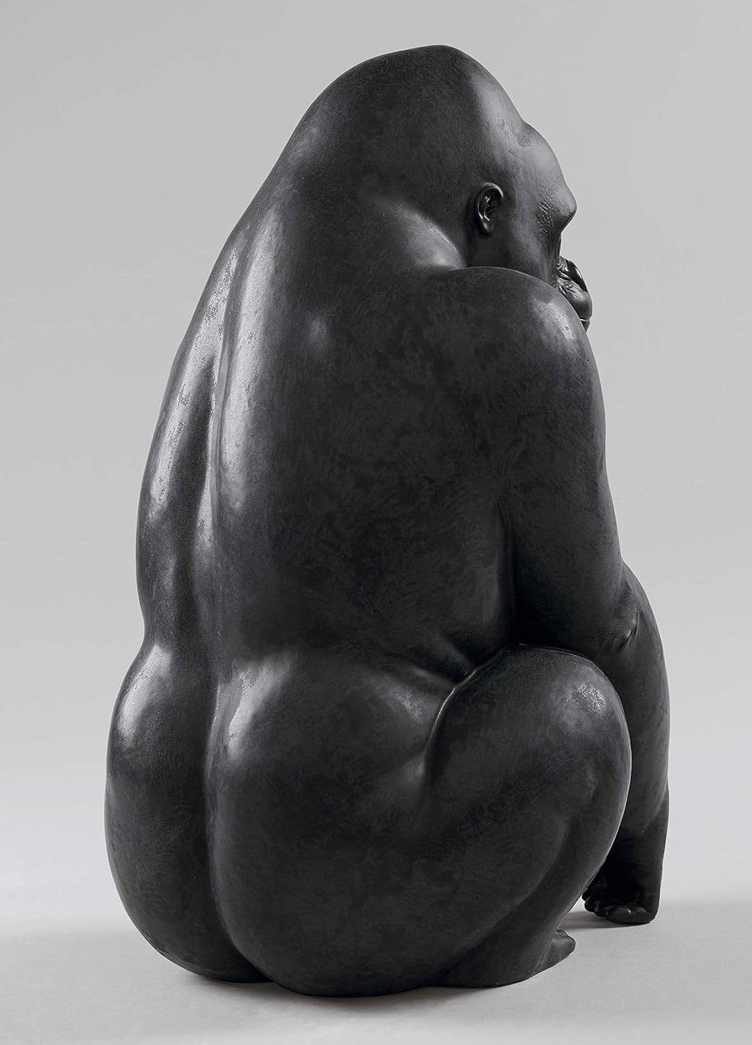 LLADRÓ Figur Gorilla. Gorilla. Porzellan.