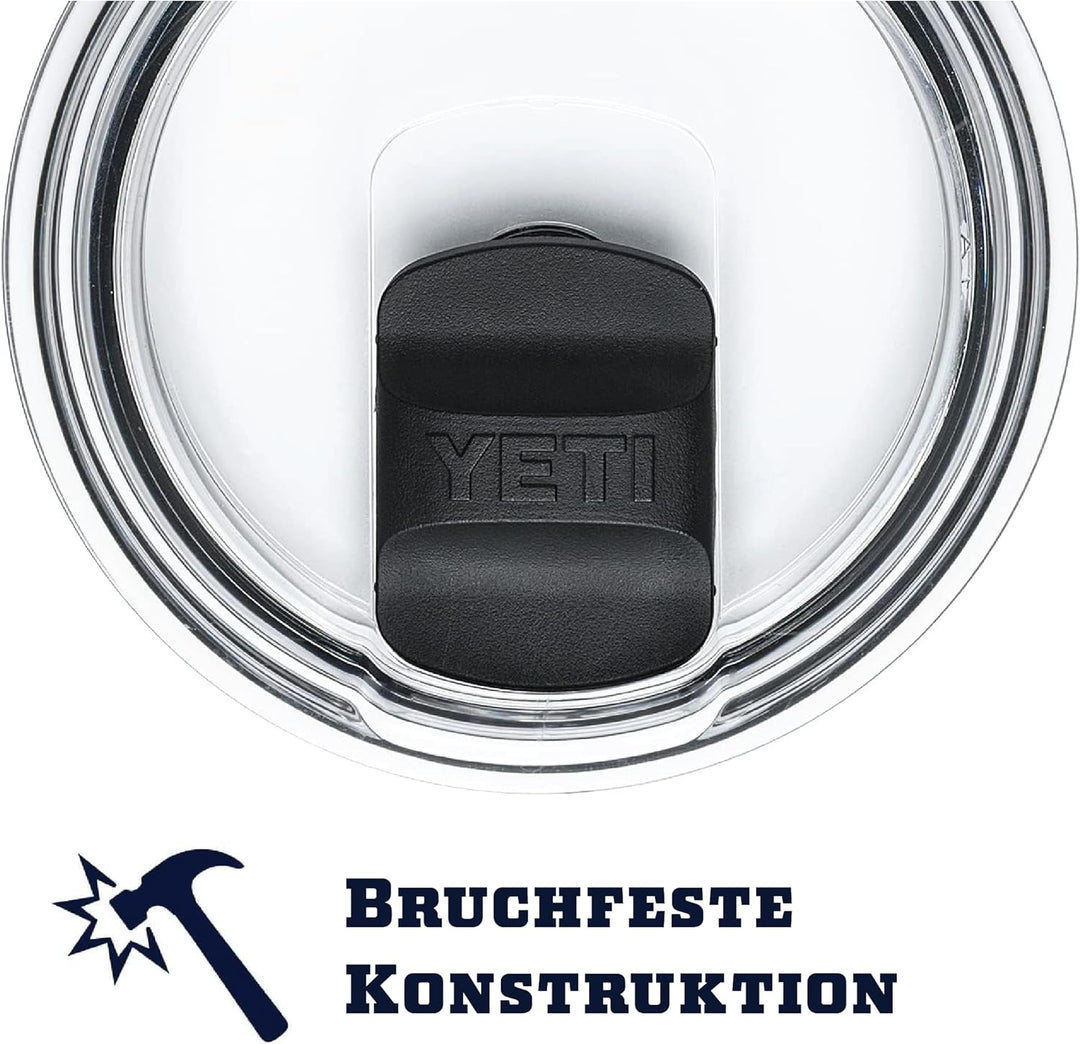 YETI Rambler Krug, Edelstahl, Black, 24oz (710ml), Black