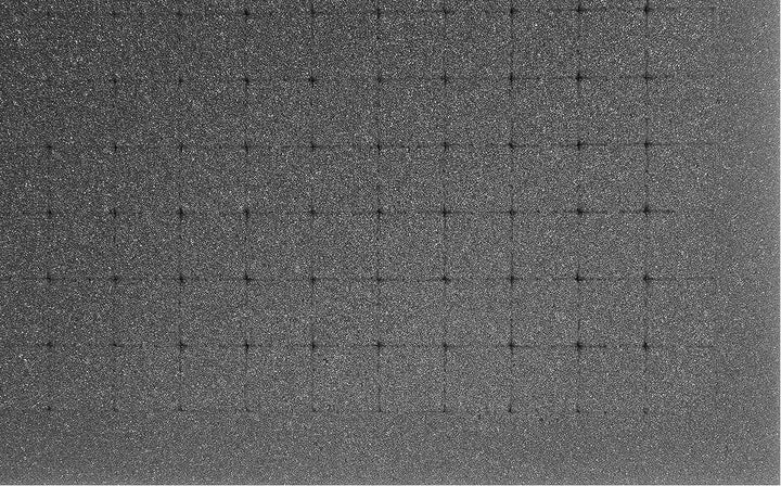 500mm x 350mm x 45mm - Rasterschaumstoff Würfelschaum Werkzeugkoffer Kamerakoffer Schaumstoff, C