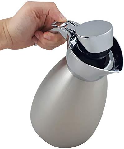 Helios Supreme Edelstahl-Isolierkanne, matt, 1,5 Liter