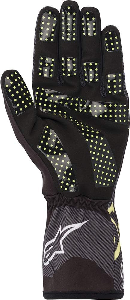 Alpinestars Karthandschuhe Tech 1-K Race V2 Carbon Black/grün XL