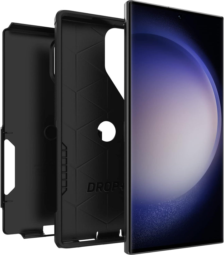 OtterBox Commuter Series Schutzhülle für Galaxy S23 Ultra, Schwarz Commuter Serie Schwarz, Commuter