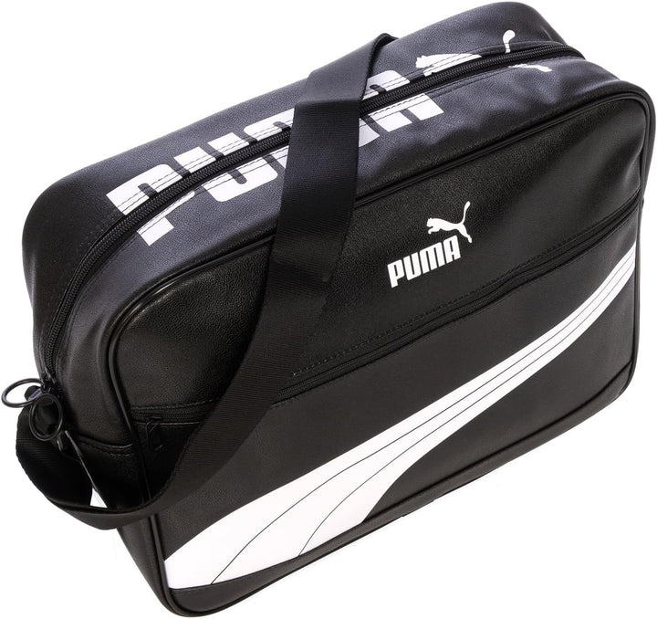 PUMA Unisex – Erwachsene Campus Reporter Retro umhängetasche Einheitsgrösse Black/White, Einheitsgrö