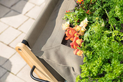 Hochbeet Grow für ganze Säcke mit Erde - Gemüsebeet Kräuterbeet - Beet für Terrasse Balkon & Garten