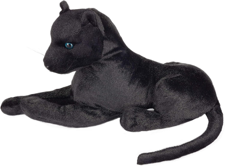 BRUBAKER Panther Plüschtier 45 cm liegend - Stofftier Kuscheltier - Raubkatze Schwarz