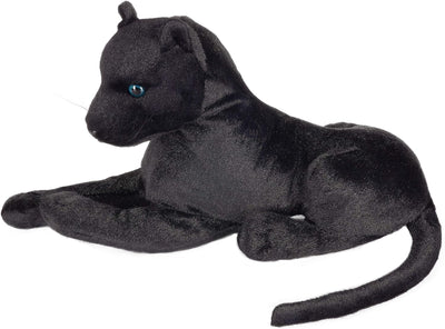 BRUBAKER Panther Plüschtier 45 cm liegend - Stofftier Kuscheltier - Raubkatze Schwarz