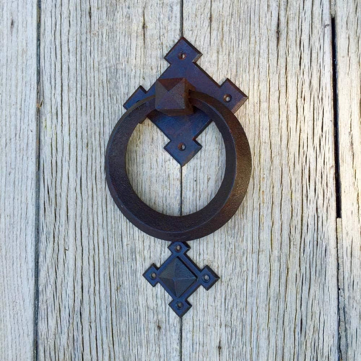 Antikas - Türklopfer kunsthandwerklich, Klopfer Haustür, Tür-Klopfer, Glocke Eingangstür