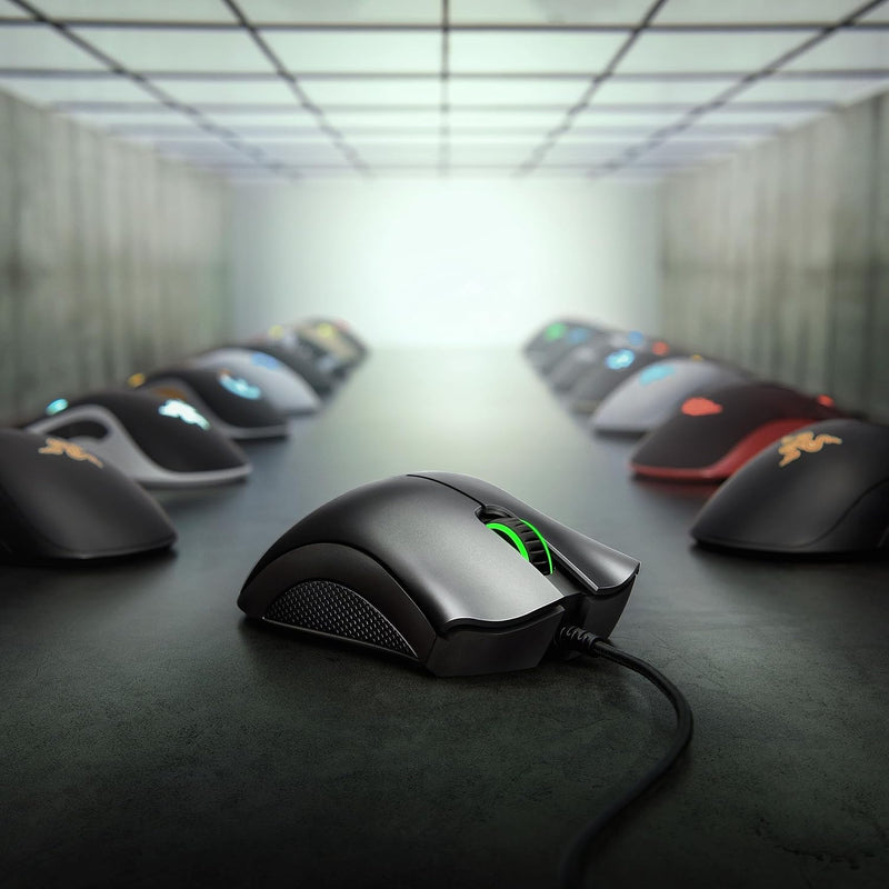 Razer DeathAdder Essential Gaming-Maus, optischer Sensor, 6400 DPI, 5 programmierbare Tasten, mechan