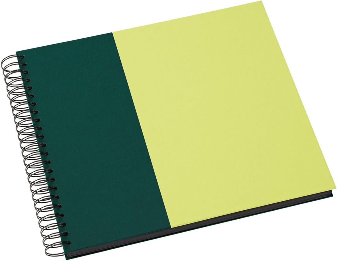 Semikolon 364853 Spiral Album Cutting Edge – 37,5x30,1 cm – Fotoalbum, 90 Seiten schwarz, Fotobuch,
