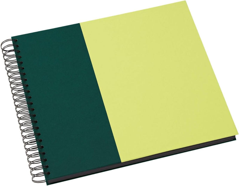 Semikolon 364853 Spiral Album Cutting Edge – 37,5x30,1 cm – Fotoalbum, 90 Seiten schwarz, Fotobuch,