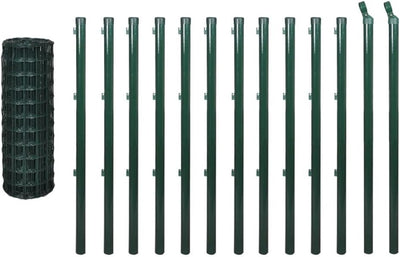 Tidyard Maschendrahtzaun mit Zaunpfosten Gitterzaun Drahtzaun Gartenzaun Drahtgitter Zaun Maschengrö