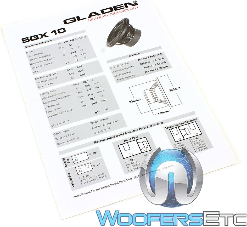 Gladen SQX 10 High-Performance