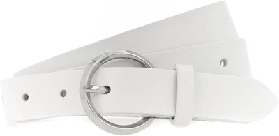 Vanzetti 25mm Leather Belt W80 White