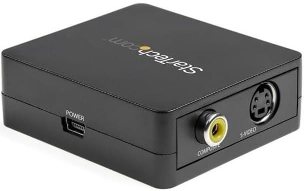 StarTech.com S-Video VGA Adapter (1080p, BNC VGA Konverter, PC zu TV, mit dynamischer Skalierung)