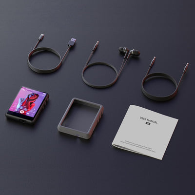 64GB MP3 Player Bluetooth 5.3 2.4" Full Touchscreen Tragbarer Walkman MP3 Player mit Lautsprecher, S