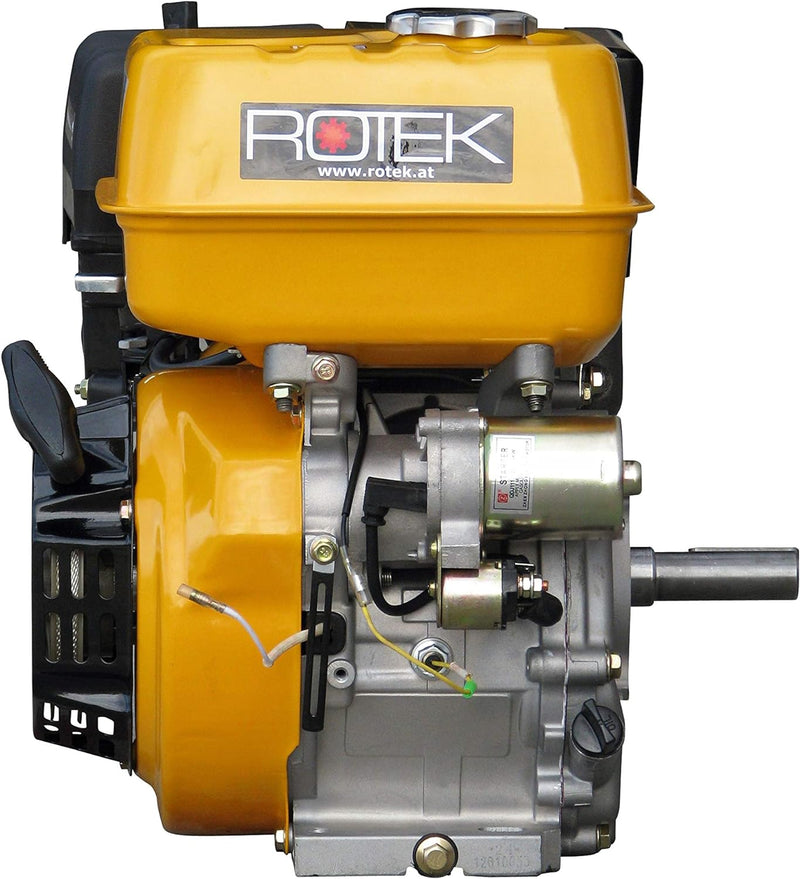 Rotek luftgekühlter 1-Zylinder 4-Takt 270ccm Benzinmotor, EG4-0270-5HE-S1 zylindrisch D25 L:63mm (S1