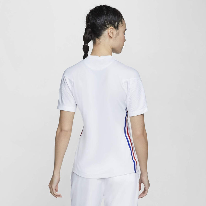 Nike 2020-2021 France Away Womens Football Soccer T-Shirt Trikot S Weiss/Concord, S Weiss/Concord