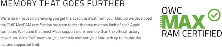 OWC 2 x 4 GB, 1333 MHz, DDR3, PC10600 8 GB DDR3 1333 MHz Speicher-Modul – Module Arbeitsspeicher (13