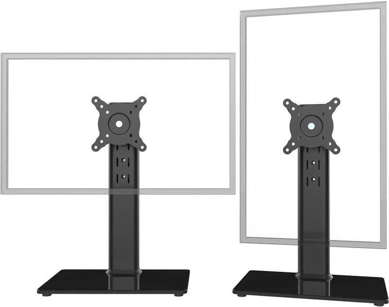 Hemudu Monitor Ständer Tischständer für 13 Zoll-32 Zoll Monitore, schwenkbar, neigbar, rotierbar, hö