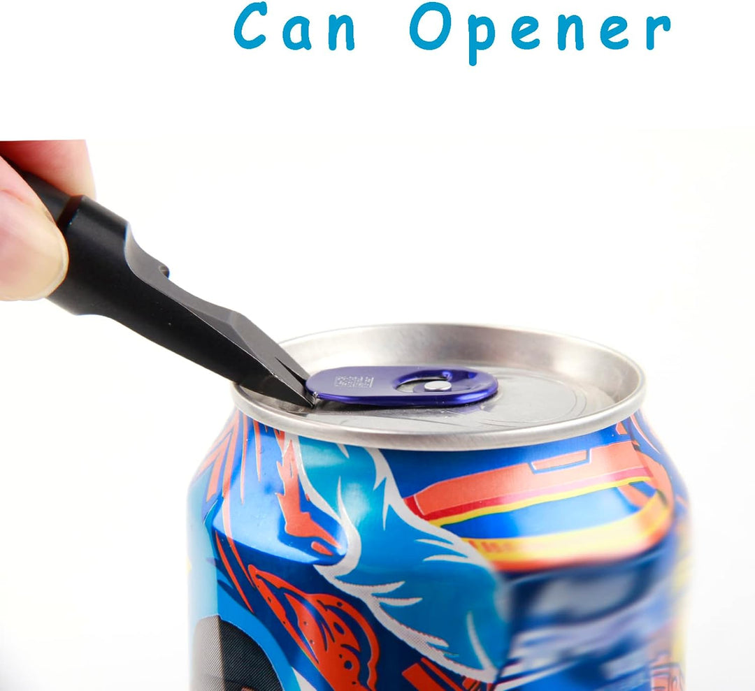 Hamans Titanlegierung EDC Hebelstange mit Flaschenöffner, Schraubendreher-Funktion, Multifunktionswe