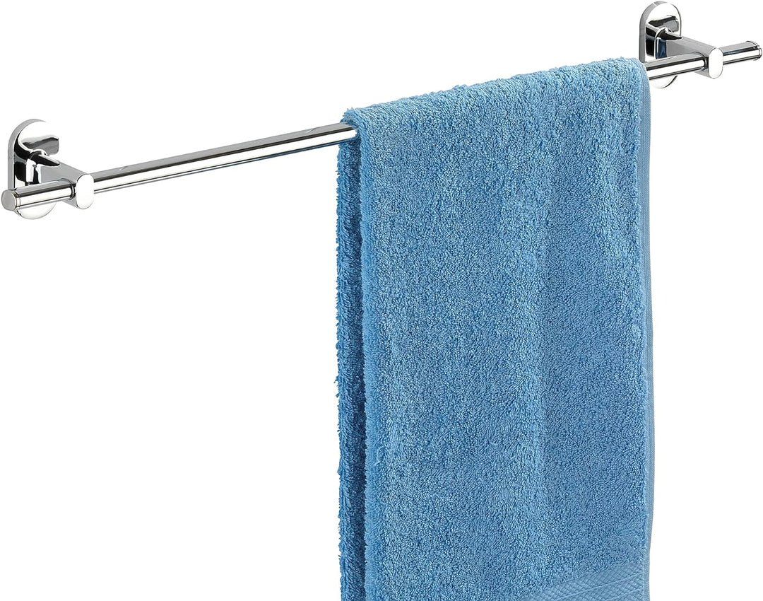 WENKO Power-Loc® Badetuchstange Uno Puerto Rico - Handtuchstange, Befestigen ohne bohren, Zinkdruckg