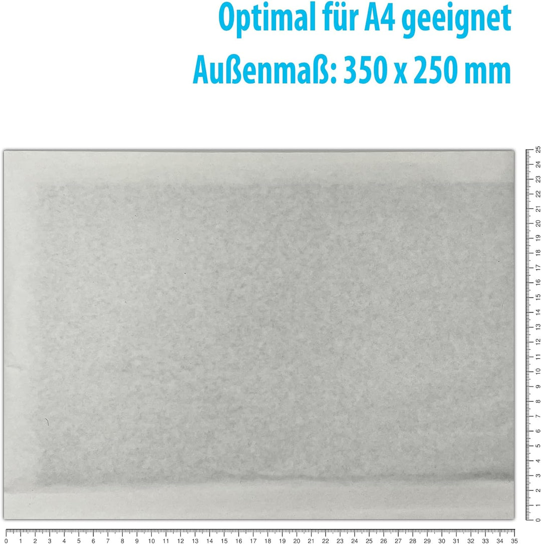 umschlag-discount - Luftpolsterumschläge C4 (25 Stück) haftklebend, Versandtaschen Luftpolster 100%