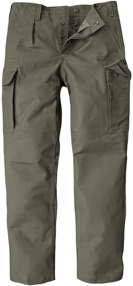 BW-ONLINE-SHOP Bundeswehr Moleskinhose BW Feldhose Original 22 Oliv, 22 Oliv