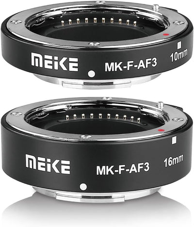Meike MK-F-AF3 Auto Fucus Macro Extension Tube for Compatible with Fujifilm Mirrorless Camera(10mm 1