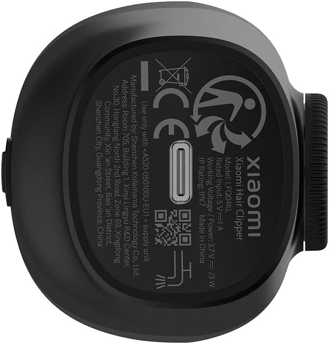 Xiaomi Hair Clipper, Elektrischer Rasierer, einstellbare Schnittlänge, wasserfest, Akkulaufzeit bis