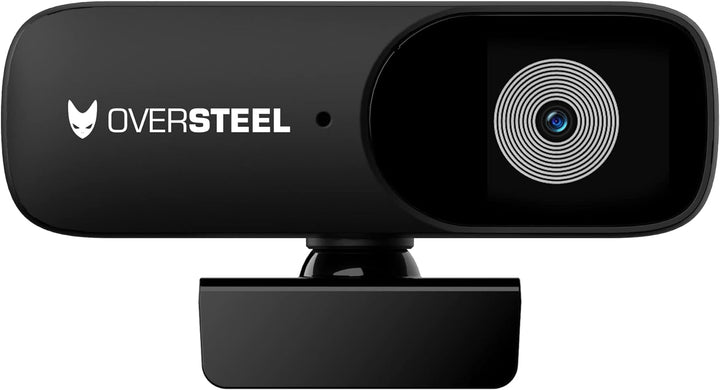 Oversteel - Bulat Webcam 1080P Full HD mit Mikrofon, 30fps, USB 2.0, Rauschunterdrückung, Videoanruf