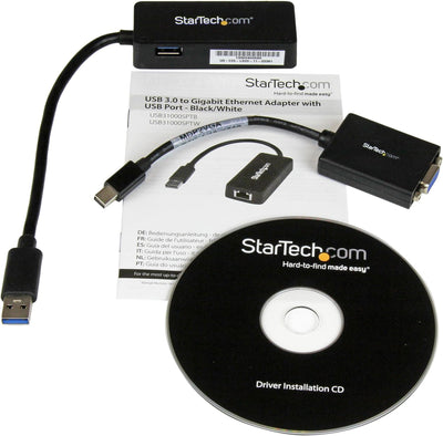 StarTech.com Lenovo® ThinkPad® X1 Carbon VGA und Gigabit Ethernet Adapter Kit - Mini Displayport auf