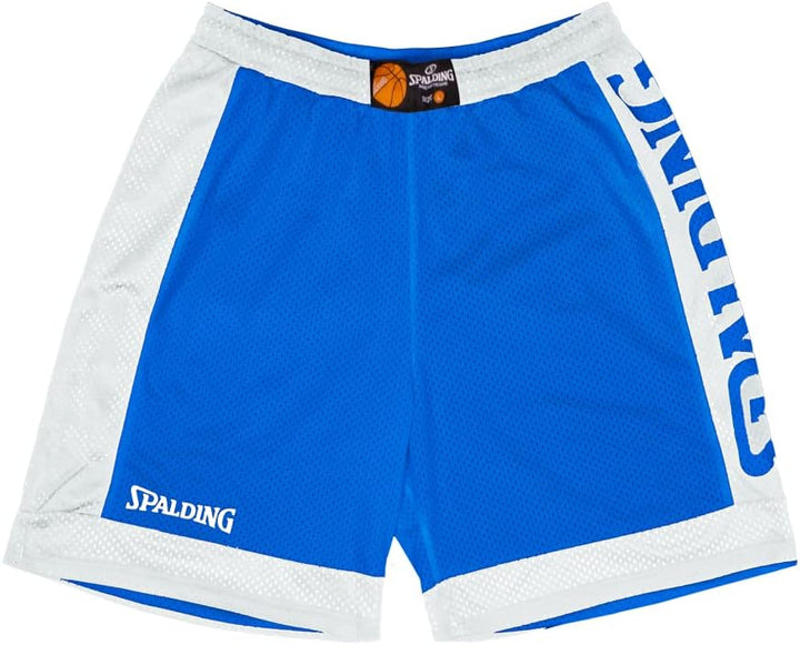 Spalding - Reversible Shorts - Basketball Shorts - Blau/Weiss - Sportbekleidung - Sport - Atmungsakt
