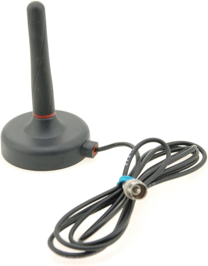 Alda PQ Antenne mit Magnetstandfuss für DVB-T2, DAB, mit IEC/M (Coax) Stecker und 1,5m Kabel 23 dBi