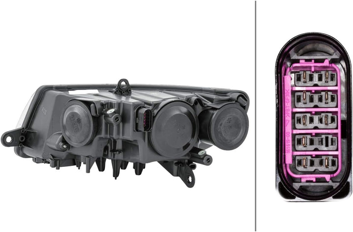 HELLA 1EL 247 047-261 DE/FF/Halogen-Hauptscheinwerfer - rechts - für u.a. Skoda Superb II Estate (3T