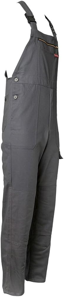 Planam Grösse 60 Herren BW 290 Cargo-Latzhose grau Modell 0177 Grau 60, Grau 60