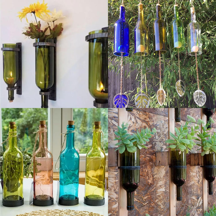 Glasflaschenschneider-Set, FIXM DIY Glasschneider für Flaschen mit verstellbarer Breite, DIY jeglich