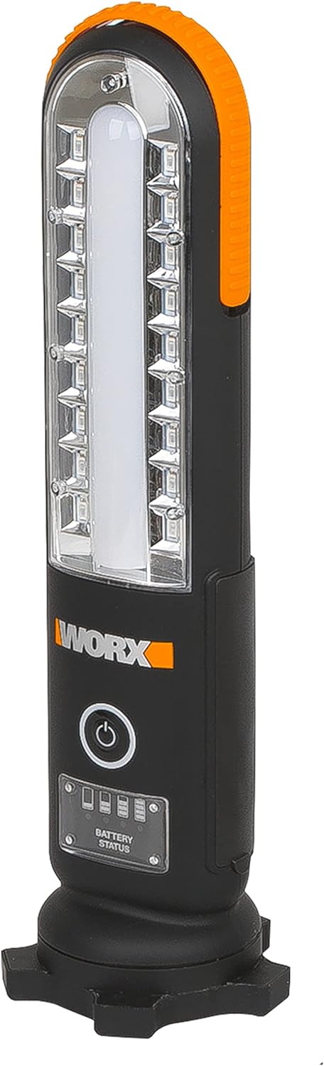 Worx WX852.1 Akku Starthilfegerät 12V mit Multifunktions-Lampe, Schwarz