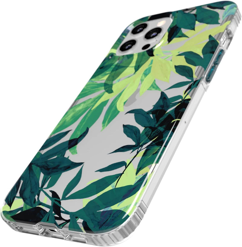 tech21 Evo Art Botanical Garden für iPhone 12 Pro Max - Schutzhülle mit 3 m Multi-Drop-Schutz und ex