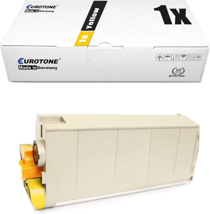 1x Müller Printware Toner für Oki C 710 711 CDTN DM DN WT N DTN ersetzt 43866105 1x Yellow, 1x Yello