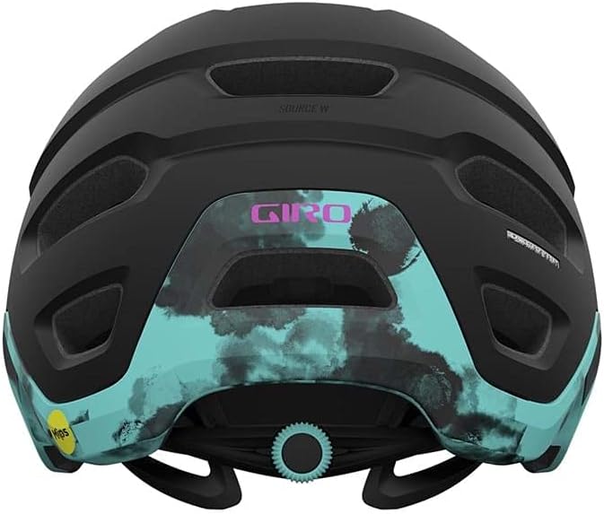 Giro Source MIPS Damen All Mountain MTB Fahrrad Helm matt schwarz/türkis 2022, M