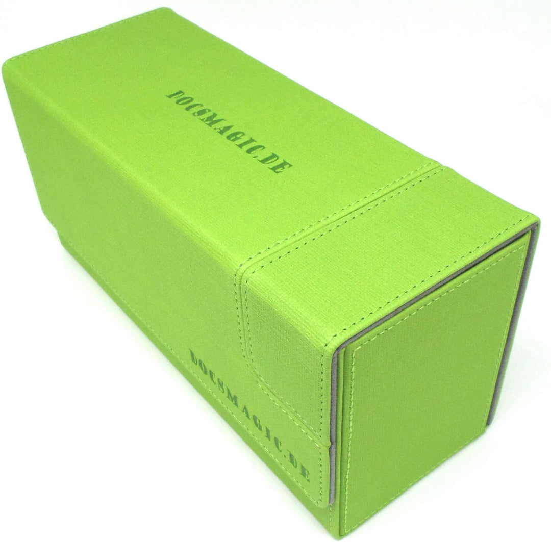 docsmagic.de Premium Magnetic Tray Long Box Light Green Small + 2 Flip Boxes - Hellgrün Small + 2 Fl