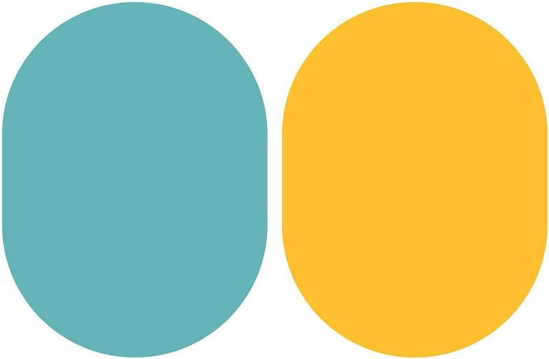 Kate 1,5x2m Pure Yellow Solid Color/Collapsible Solid Blaugrün Papier Hintergrund Doppelseitige Mikr