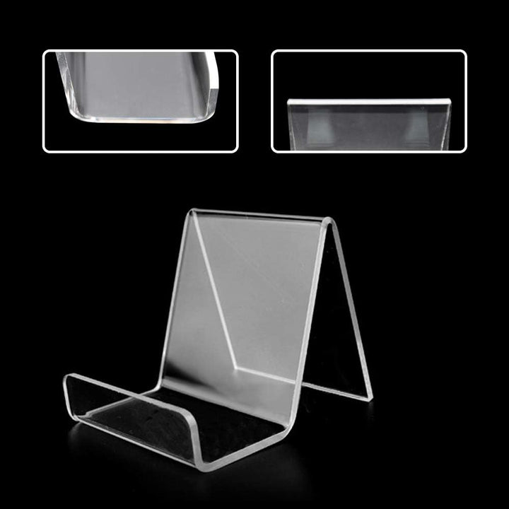 Plexiglas Display Halter Klar Acryl Display Ständer Transparent Buch Display Ständer für Schuhe Tele